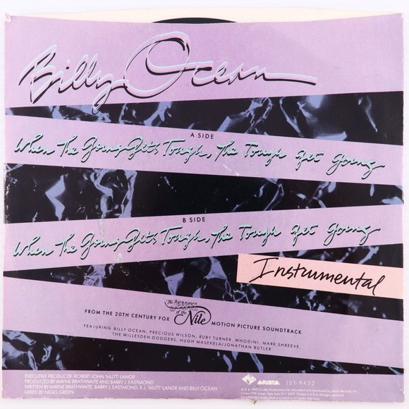 Billy Ocean, When The Going Gets Tough, The Tough Get Going 45 rpm Single Record - Picture 2 of 8